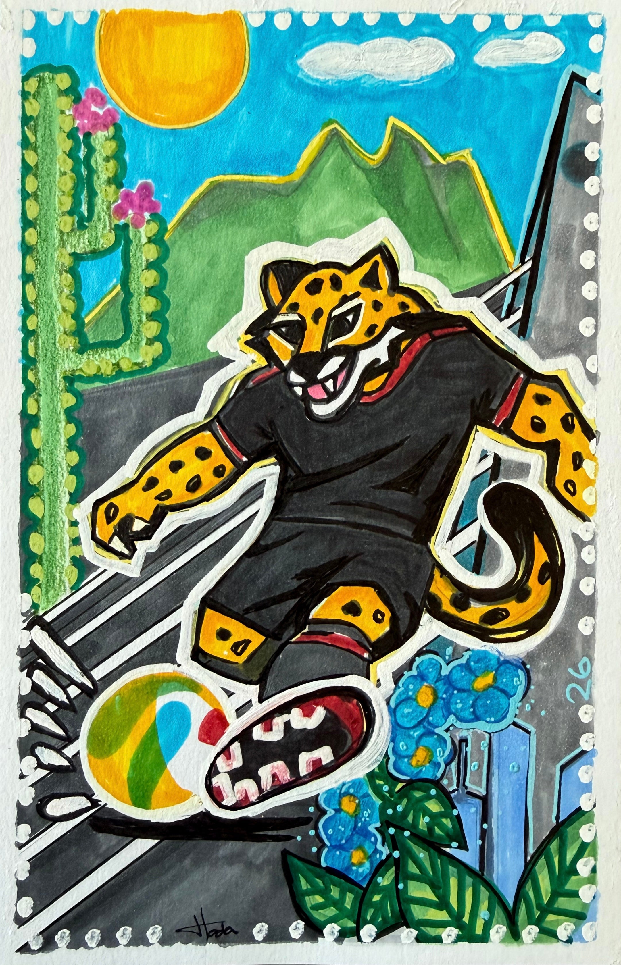 Jaguar /Monterrey city inspired card