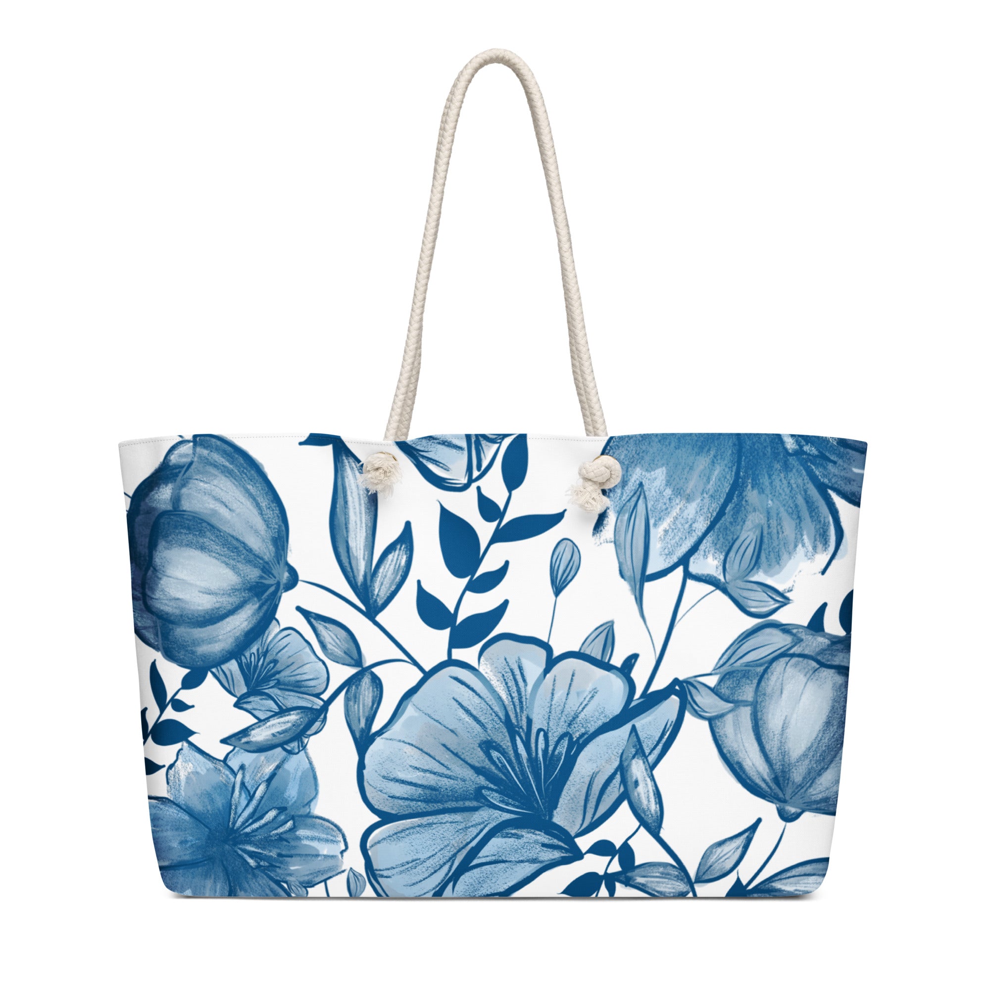 Blue Petal-Oversized weekender bag – Casa Hermila