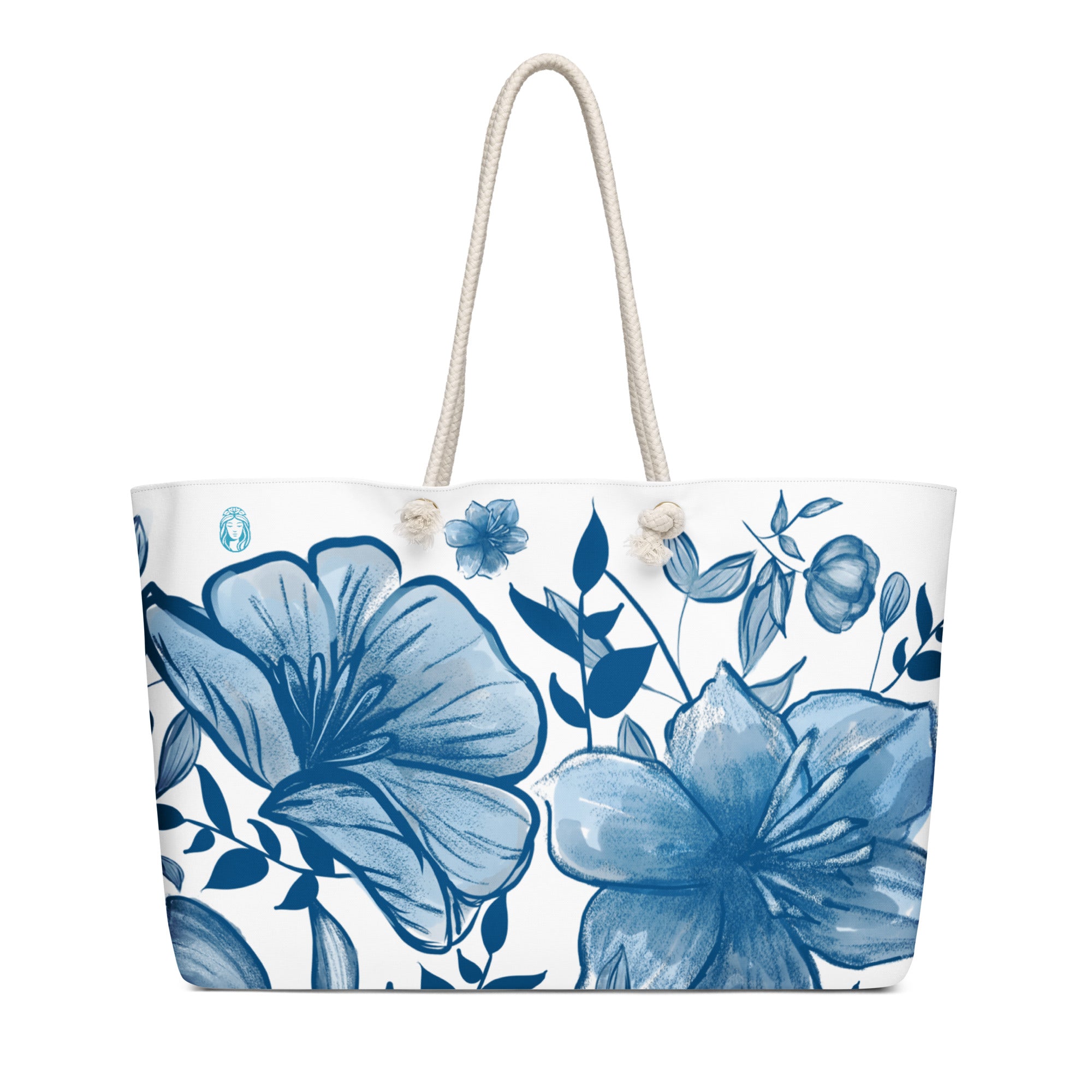 Blue Petal-Oversized weekender bag – Casa Hermila